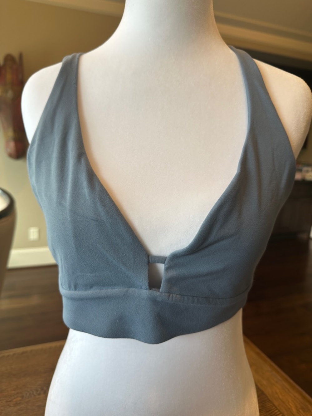 Athleta Slate Blue Strappy Bra